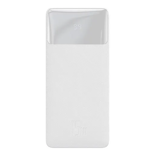 Baseus Bipow powerbanka s digitálnym displejom 30000mAh 15W biela