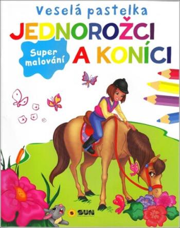 Veselá pastelka-Jednorožci a koníci