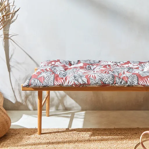 Dlhý dekoratívny vankúš s tropickým vzorom