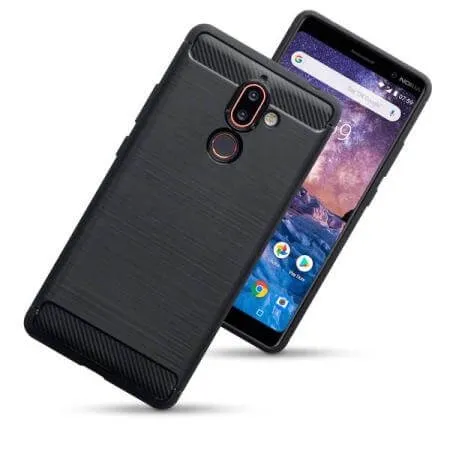 FLEXI TPU Ochranný obal Nokia 7.1 Plus čierny