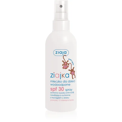 Ziaja Ziajka mlieko na opaľovanie v spreji pre deti SPF 30 170 ml