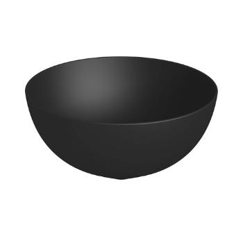 Umývadlo na dosku Jika Astra 36x36 cm černá mat bez otvoru pre batériu, bez prepadu H8183657161121
