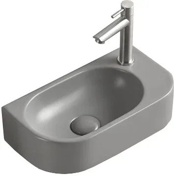 MEXEN - Viera umývadlo na dosku ľavé 40 x 21, svetlo šedá mat 21274061L
