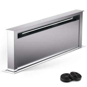 Klarstein Royal Flush Eco 90 digestor 90 cm 604 m³/h EEK A++ vrátane filtrov s aktívnym uhlím