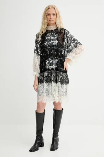 Šaty s prímesou hodvábu MUNTHE LISSO