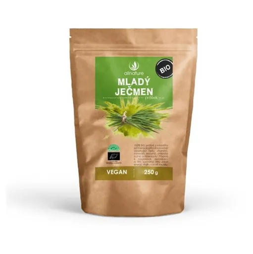 ALLNATURE Mladý jačmeň prášok BIO 250 g