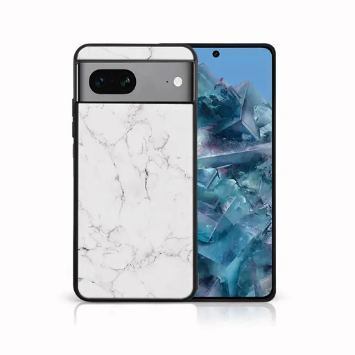 MY ART Ochranný kryt pre Google Pixel 8 WHITE MARBLE (144)