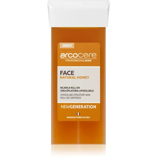 Arcocere Professional Wax Face Natural Honey epilačný vosk na tvár náhradná náplň 100 ml
