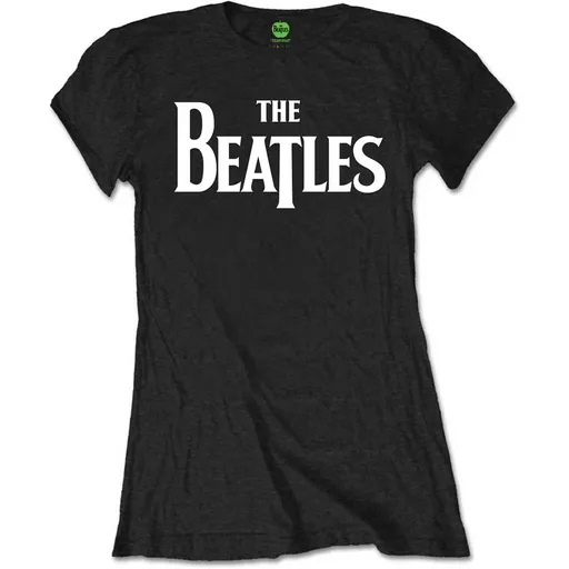 The Beatles tričko Drop T Logo Čierna L