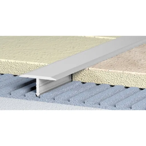 Lišta dělící "T" Havos hliník, hliník, dĺžka 250 cm, výška hrany 10 mm, ALT14250
