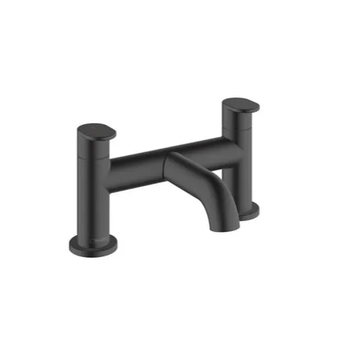 Vaňová batéria Hansgrohe Vernis Blend bez sprchového setu čierny mat 71442670