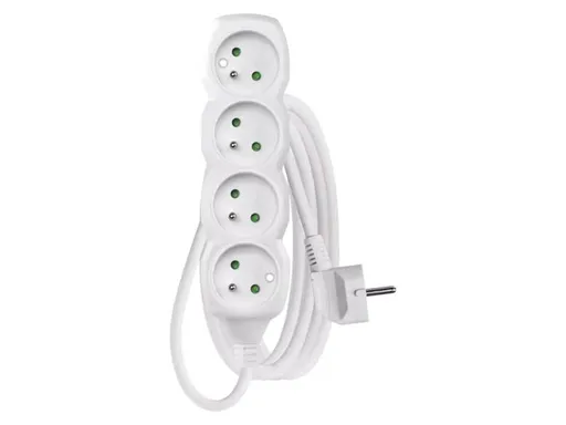 Predlžovací prívod 4 zásuvky 2m EMOS P0412