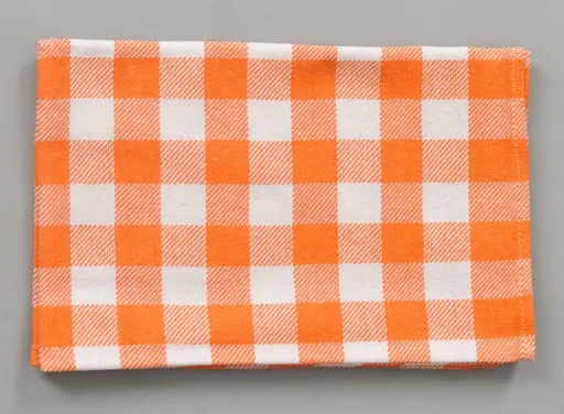 Profod Bavlnená utierka KARIN - Oranžová / biela