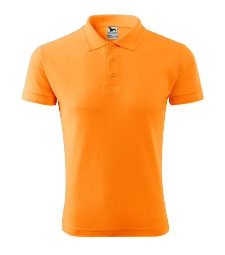 MALFINI Pánska polokošeľa Pique Polo - Mandarínkovo oranžová | 2XL
