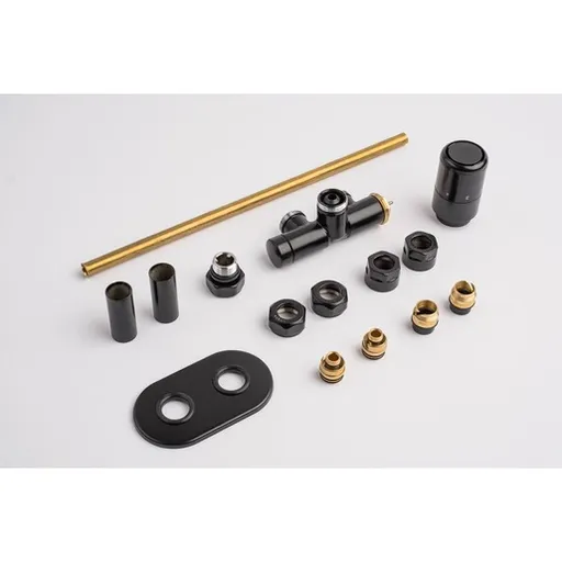 P.M.H. Nova termostatický ventil pre ústredné vykurovanie 6x7 cm čierná NOV-L-B