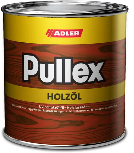 ADLER PULLEX HOLZÖL - UV ochranný olej na drevodomy a drevené obloženie farblos - bezfarebný, 0,75 L