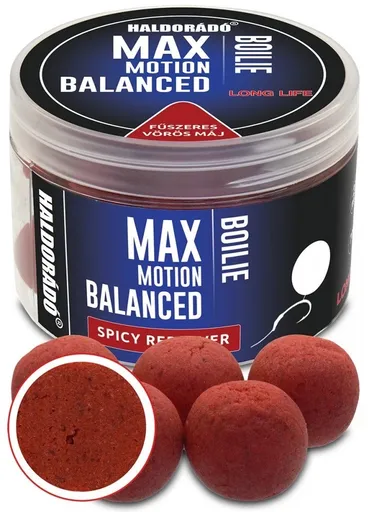 Haldorádó vyvážené boilies balanced max motion 70 g 20 mm - pikantná červená pečeň