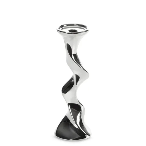 ArtFir Svietnik JOLY 3 | strieborná 11 x 32 cm