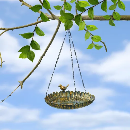 Die moderne Hausfrau Závěsné pítko pro ptáky Golden