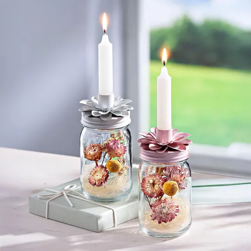 Weltbild Svícen Flower Sisters, sada 2 ks