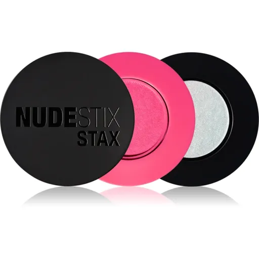 Nudestix Stax Set multifunkčné líčidlo na oči, pery a tvár odtieň Pinkglow 2x2.5 g
