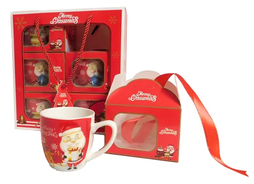 MAKRO - Hrnček 150ml vianočný sada 6 ks hrnčekov