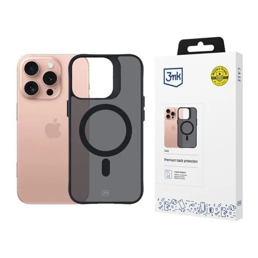 3mk ochranný kryt Smoke MagCase pre Apple iPhone 16 Pro
