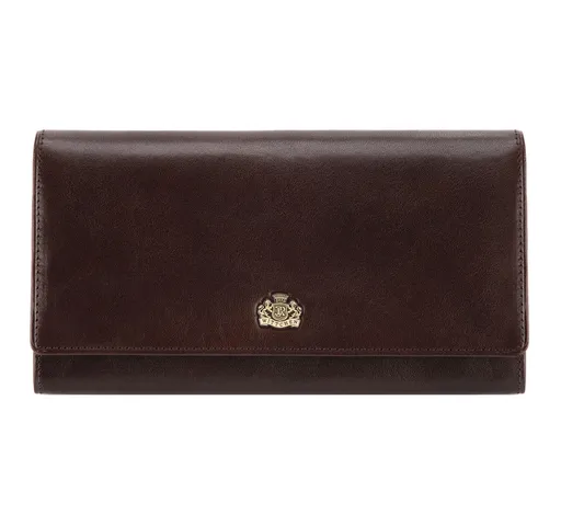 Hnedá luxusná peňaženka Wittchen z kolekcie Arizona.