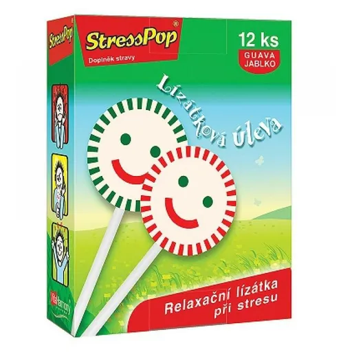 VITAHARMONY StressPop lízanky proti stresu 12 ks