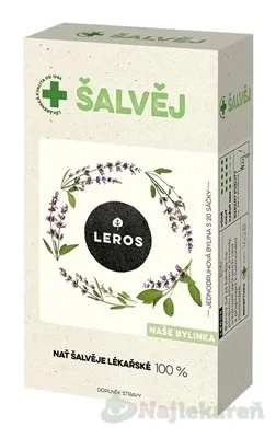 LEROS ŠALVIA bylinný čaj  20x1,5g (30g)