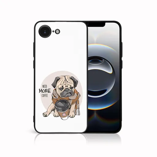 MY ART Ochranný kryt pre Apple iPhone 16e MORE COFFEE (184)