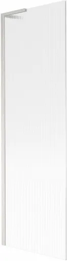 MEXEN/S - Next L vaňová zástena FIX 60 x 150, prúžky, nikel kartáčovaná 895-060-000-03-09-97