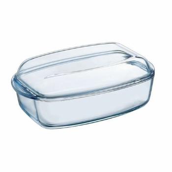 Pyrex Sklenená zapekacia misa s vekom, 6,7 l