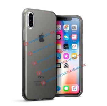 Silikónový obal Apple iPhone X / XS šedý