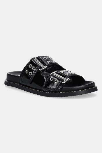 Šľapky Steve Madden Agent dámske, čierna farba, SM11003678