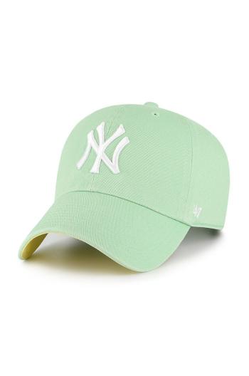 Čiapka 47 brand Los Angeles Dodgers MLB New York Yankees zelená farba, s nášivkou