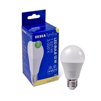 Tesla – LED žiarovka BULB E27, 12 W, 230 V, 1 521 lm, 25 000 h, 3 000 K teplá biela 220st (BL271230-1)