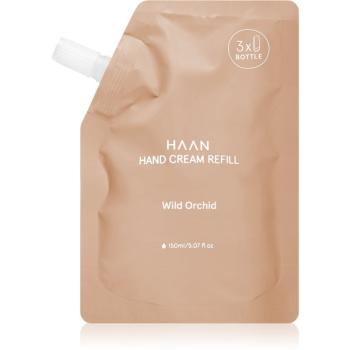 HAAN Hand Care Hand Cream rýchlo sa vstrebávajúci krém na ruky s probiotikami náhradná náplň Wild Orchid 150 ml