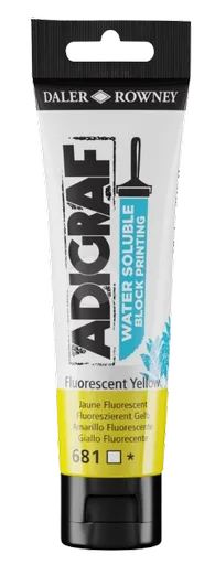 D&R ADIGRAF - Farba na linoryt (fluorescent yellow, 0,059 L)