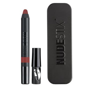 Nudestix Dlhotrvajúci matný rúž a ceruzka na pery (Magnetic Matte Lip Color) Vino