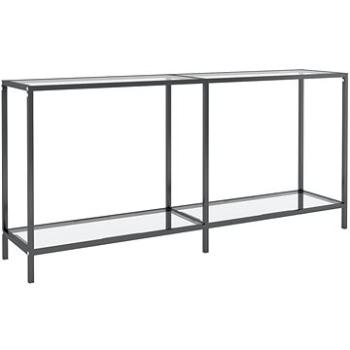 SHUMEE 2 priehľadný 160 × 35 × 75,5 cm tvrdené sklo (331698)