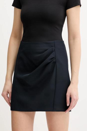 Sukňa Armani Exchange tmavomodrá farba, mini, puzdrová, XW000448 AF12750