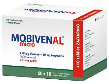 MOBIVENAL Micro tbl flm 60+10 tabliet zadarmo 70 tabliet