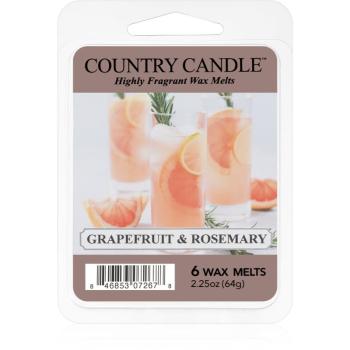 Country Candle Grapefruit & Rosemary vosk do aromalampy 64 g