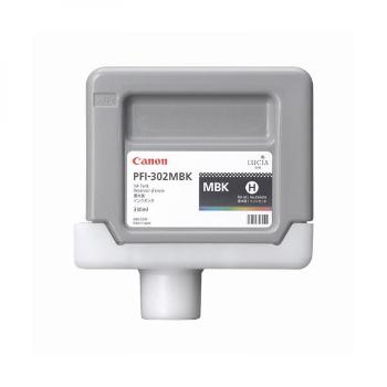 Canon PFI-302MB, 2215B001 matná čierna (matte black) originálna cartridge