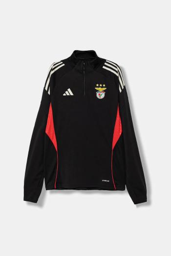 Detská mikina adidas Performance SL Benfica čierna farba, s potlačou, JM1217