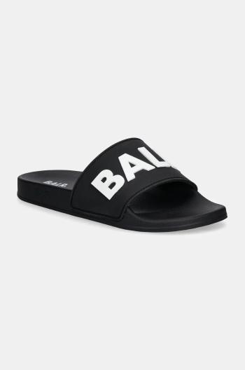 Šľapky BALR. Beach Slide pánske, čierna farba, B1520.1004