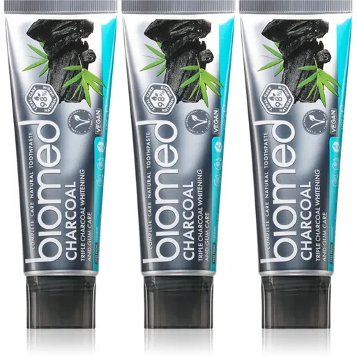 Biomed Charcoal bieliaca zubná pasta s aktívnym uhlím
