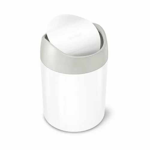 Simplehuman Odpadový kôš na stôl MINI 1,5 l, biela