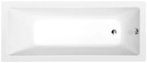 POLYSAN - NOEMI obdĺžniková vaňa 160x70x39cm, biela 71707